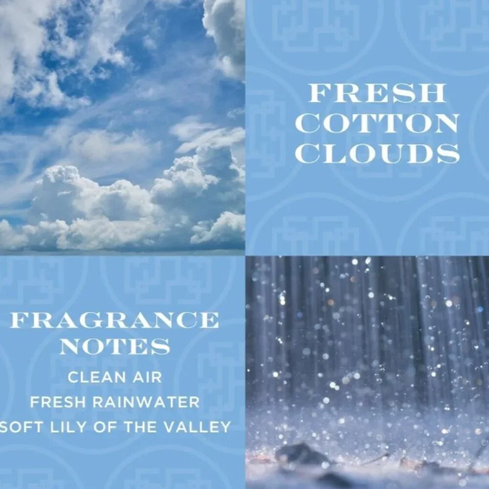 Slatkin Fresh Cotton Clouds Reed Diffuser